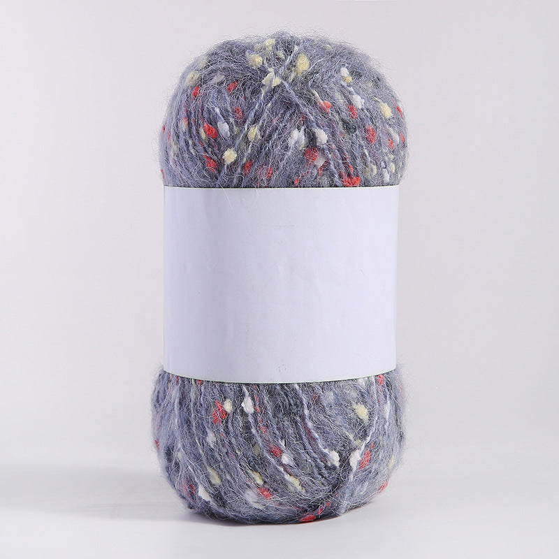 Colored Mohair Knitting Yarn – Soft Hand Woven Mohair Thread for Sweaters, Scarves & DIY Crafts