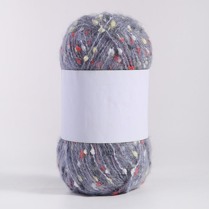 Colored Mohair Knitting Yarn – Soft Hand Woven Mohair Thread for Sweaters, Scarves & DIY Crafts