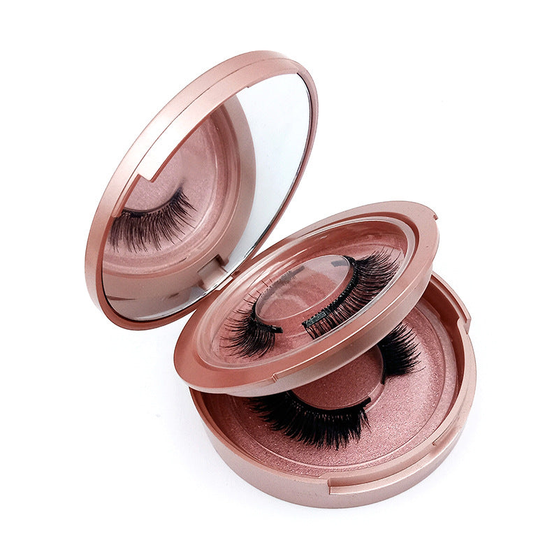 🧲👁️ Three Pairs Quantum Magnetic False Eyelashes – Ultra-Light Reusable No-Glue Lash Kit with Curler