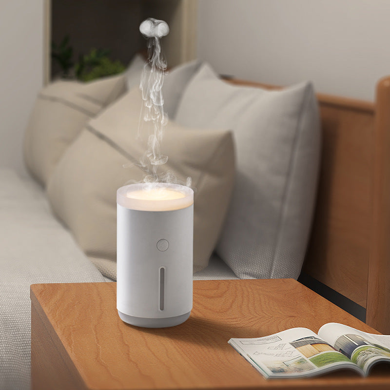 🌫️💡 Spitting Circle Humidifier | Large Mist Desktop Atmosphere Lamp ✨