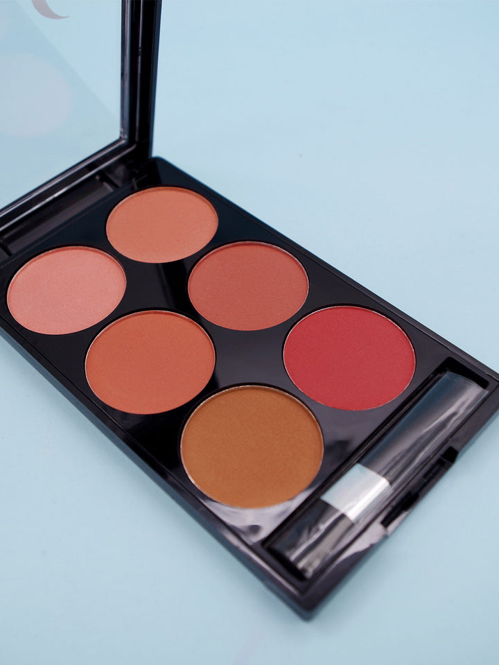 💖 Multi-Color 6-Shade Blush & Contour Makeup Palette – Face Repair & Sculpting Kit (15g) ✨