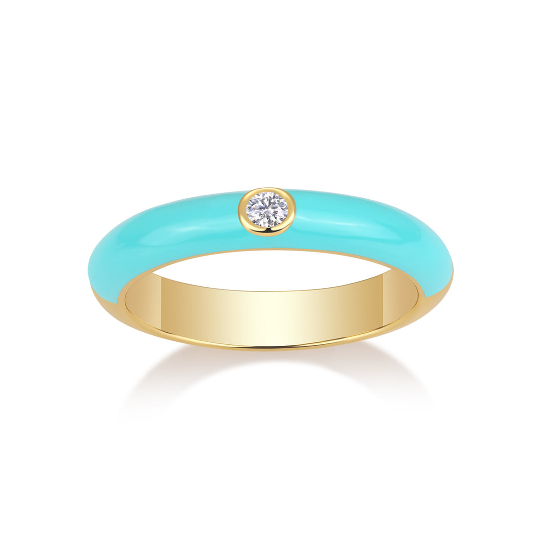 Blue Fairy Morganite Ring Set – Gold-Plated S925 Silver Luxury Jewelry
