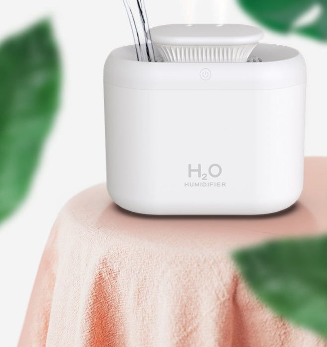 💧🌫️ Large-Capacity Dual-Jet Humidifier | Atomized Air Purifier for Home Use