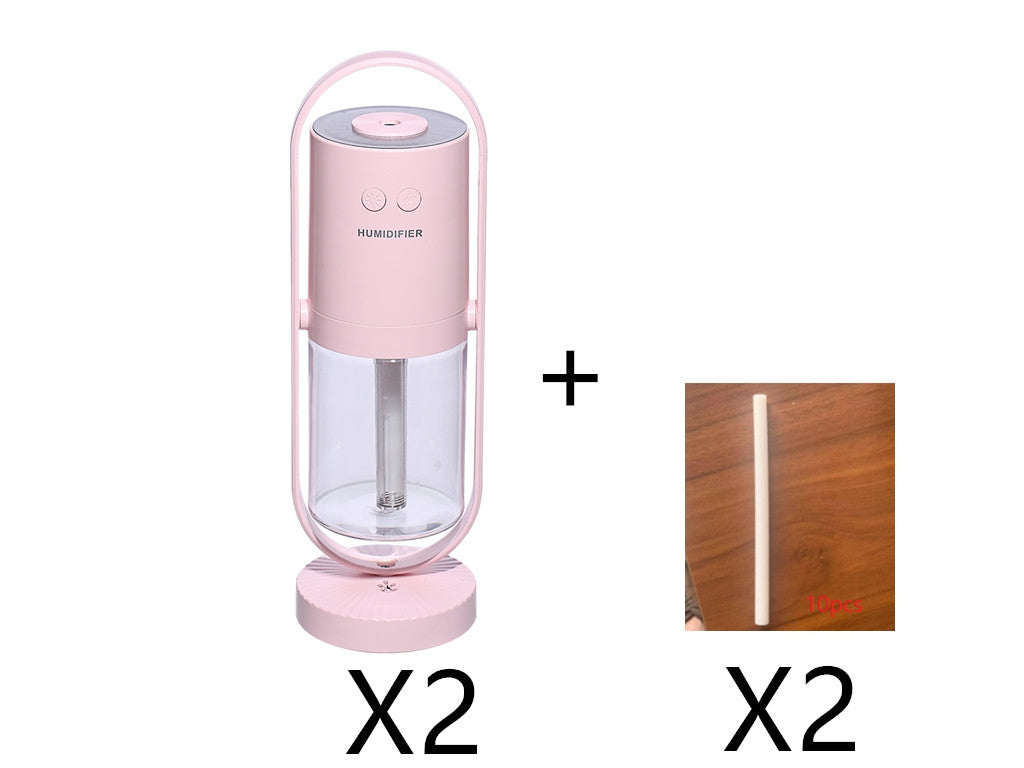 🌌💧 Mini USB Desktop Humidifier | Starry Projection Air Mist 🌿✨