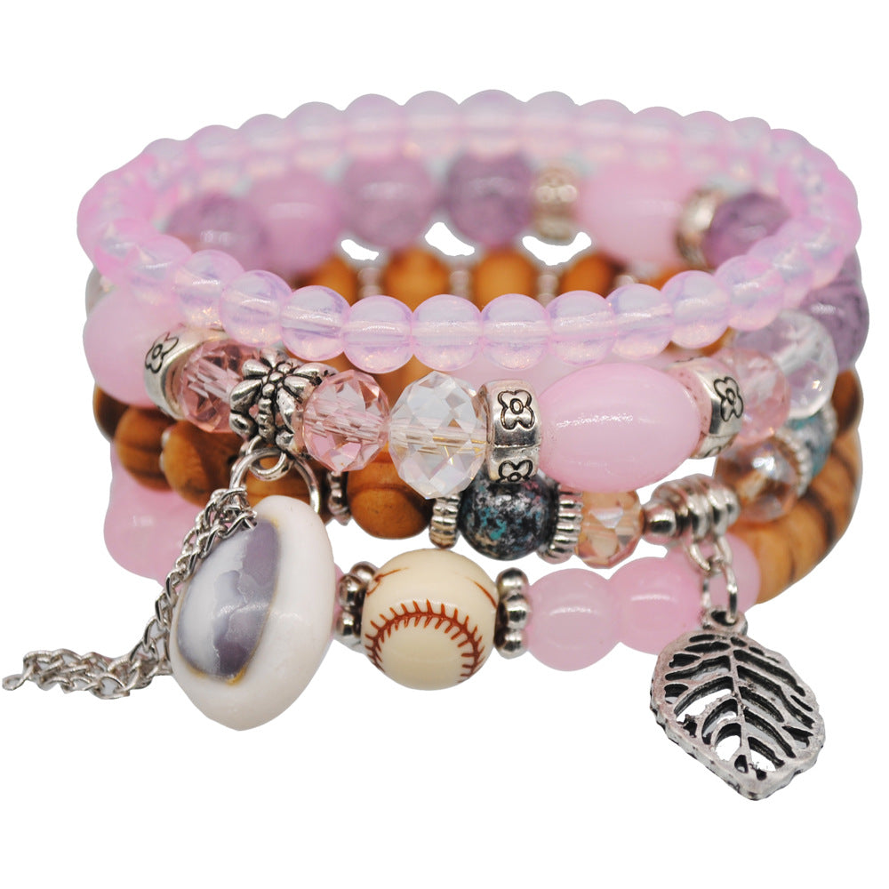 Ethnic Style Tassel Bracelet – Mixed Material Design