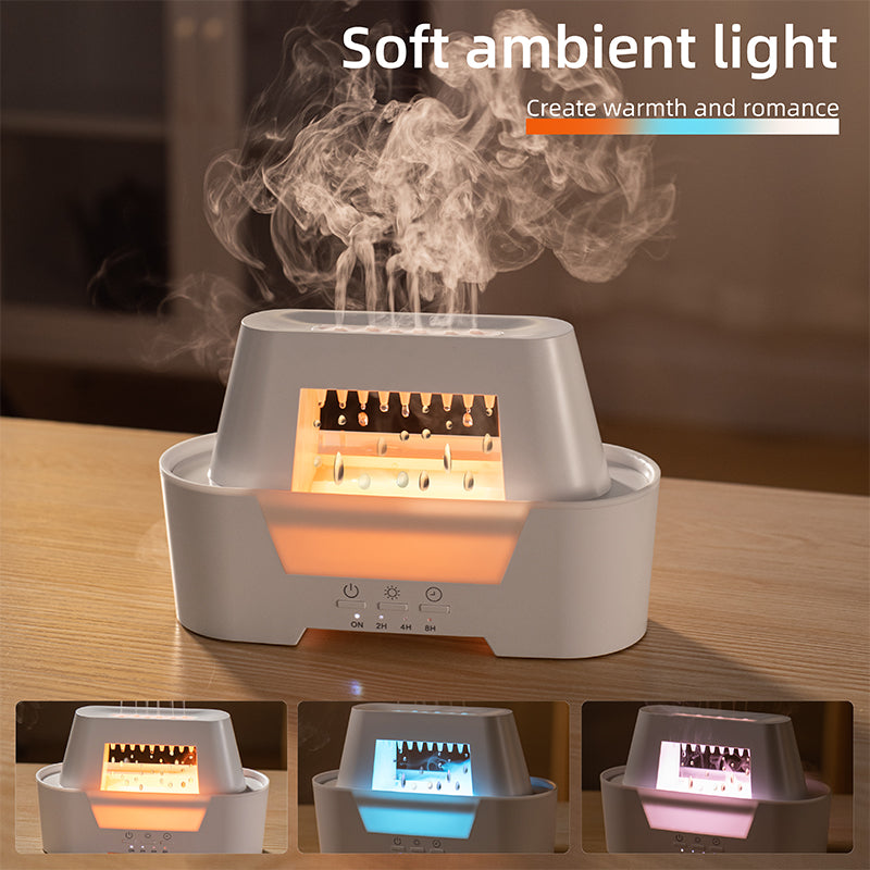 🌧️💧 Rain Drop Air Diffuser | 300ML Ultrasonic Humidifier with Remote Control ✨