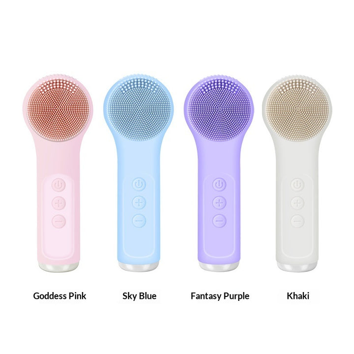 💖✨ Silicone Facial Cleansing Device | Ultrasonic Deep Pore Electric Face Brush
