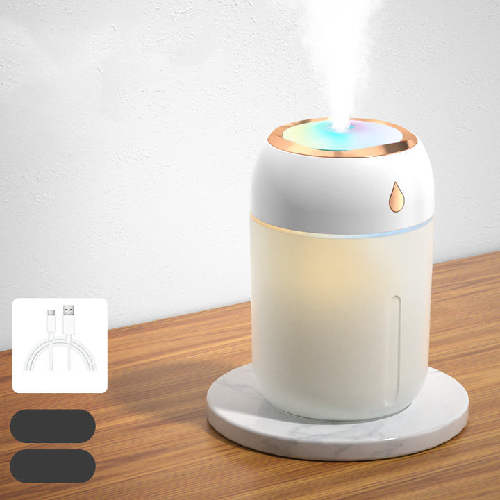 💧🌈 Household Silent Water Drop Humidifier | Large Spray USB Mist 🌿✨