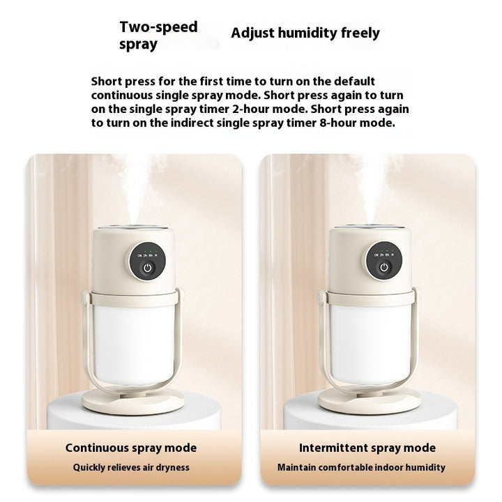 💧🌙 Smart Home Large Capacity Humidifier | USB Mute Night Light Atomizer ✨