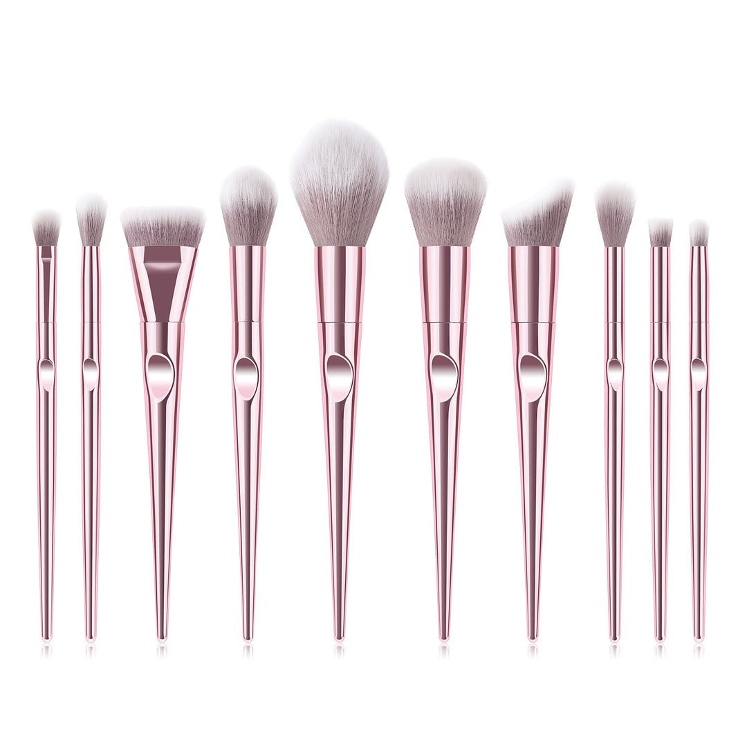 ✨ 10-Piece Thumb Makeup Brush Set — Powder & Foundation Beauty Tools 💄