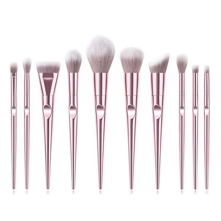 ✨ 10-Piece Thumb Makeup Brush Set — Powder & Foundation Beauty Tools 💄