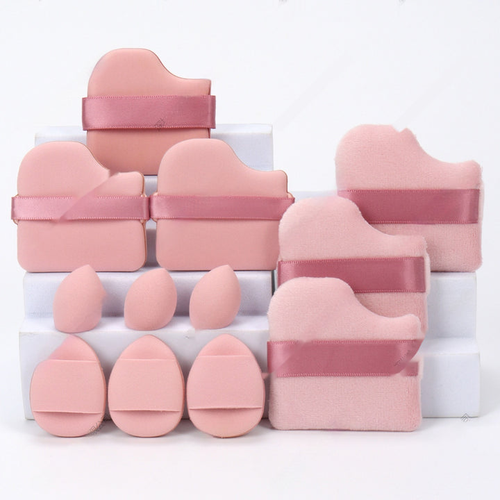 🥚💄 12-Piece Makeup Sponge Puff Set – Soft Beauty Blender Kit (Wet & Dry Use)