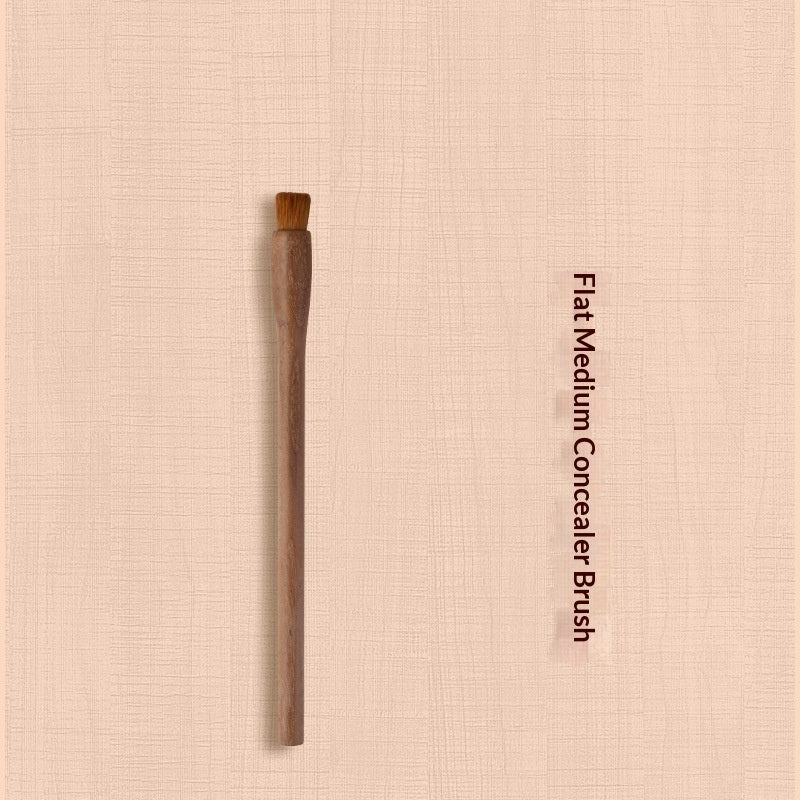 ✨ H Set Vintage Black Walnut Makeup Brush Set — 24-Piece Luxury Kit 💄🌿