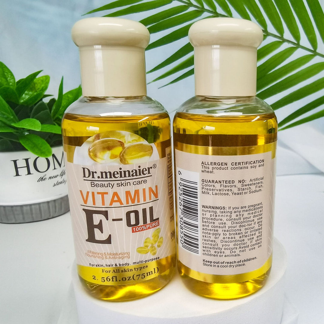 ✨ Vitamin E Essential Oil — Face, Body & Hair Care (75ml) 🌿💧