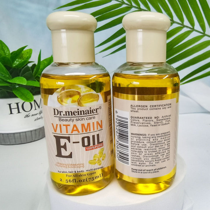 ✨ Vitamin E Essential Oil — Face, Body & Hair Care (75ml) 🌿💧