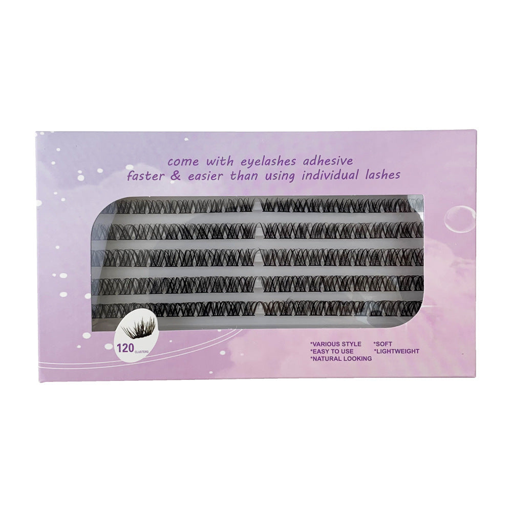 👁️✨ Self-Grafting Single Cluster Eyelash Set – DIY Lash Extension Kit