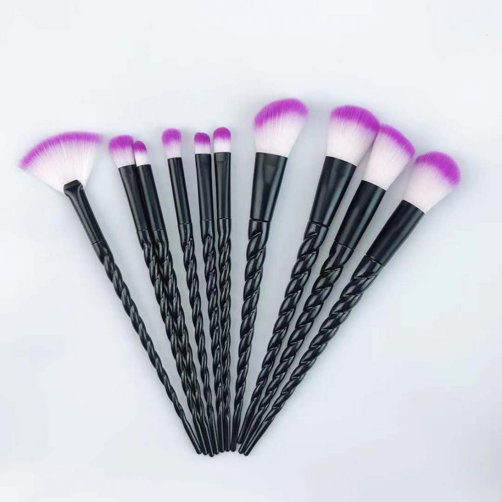 ✨ 10-Piece Makeup Brush Kit — Foundation, Blending & Blush Set 💄