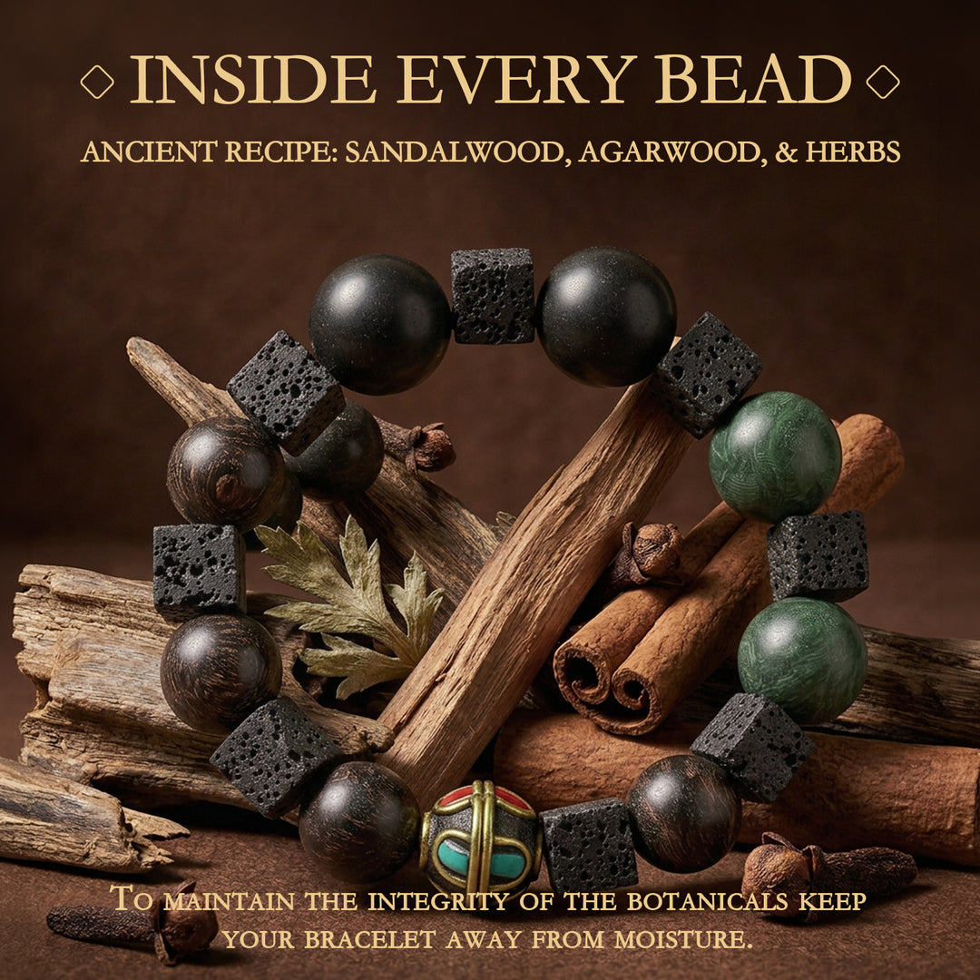Chinese Herbal Bead Bracelet – Lightweight Wellness Jewelry
