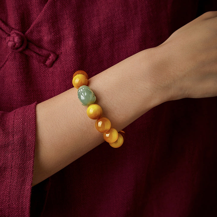Hetian Jade Pixiu Zodiac Bracelet – Protective and Stylish