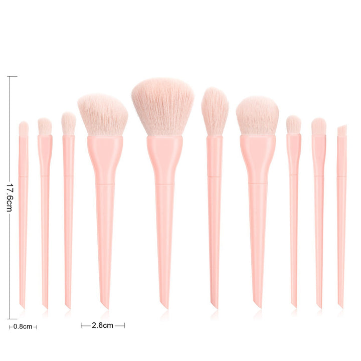 ✨ 10-Piece Candy-Colored Makeup Brush Set — Fun Beauty Tools 💄🍭