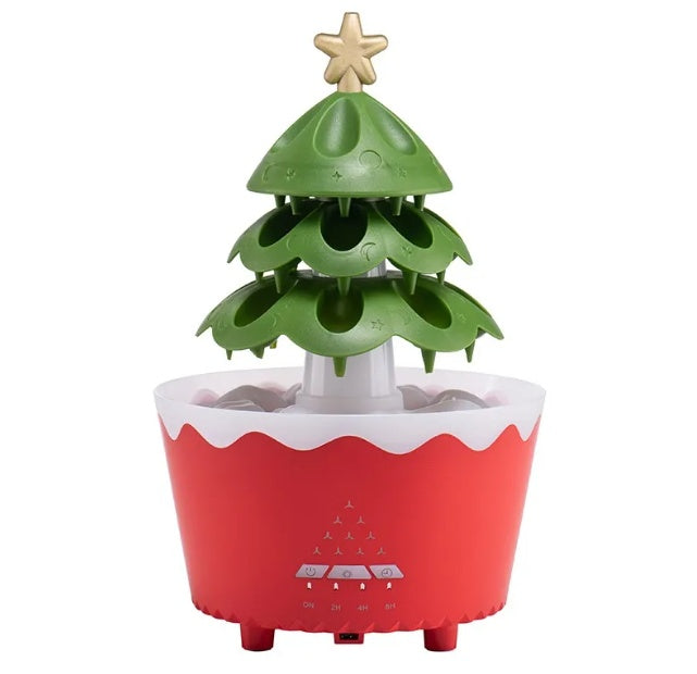 🎄🌿 Lucky Tree Aromatherapy Diffuser | Essential Oil Humidifier with Remote & Timer ✨