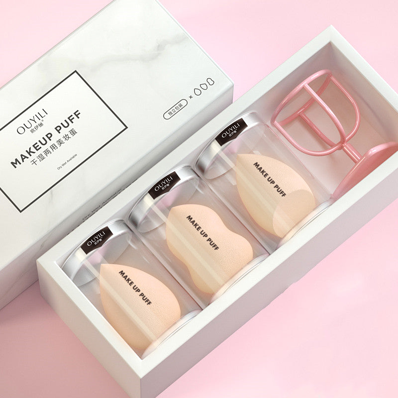 💄✨ Beauty Egg & Gourd Sponge Puff Set | Cushion Makeup Tools Collection