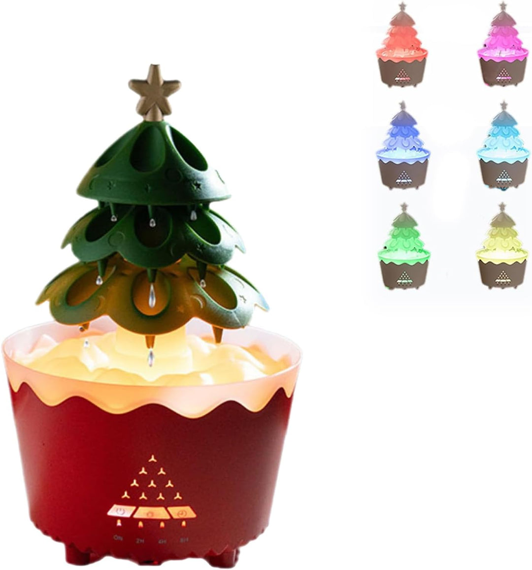 🎄🌿 Lucky Tree Aromatherapy Diffuser | Essential Oil Humidifier with Remote & Timer ✨