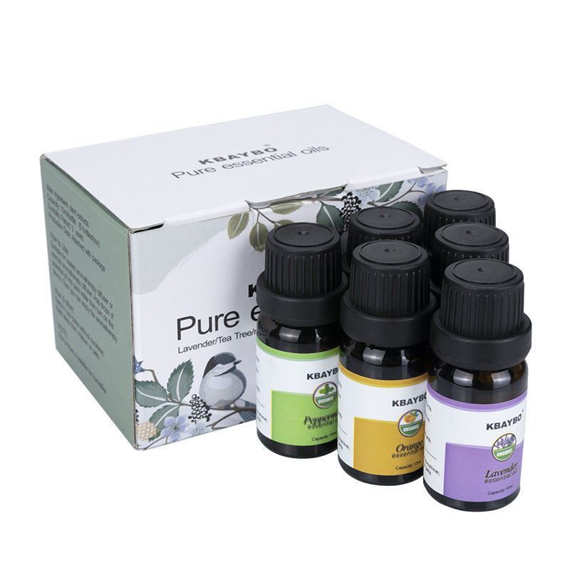 🌿 Essential Oils 6-Unit Kit (10ml Each) – Aromatherapy Wellness Set