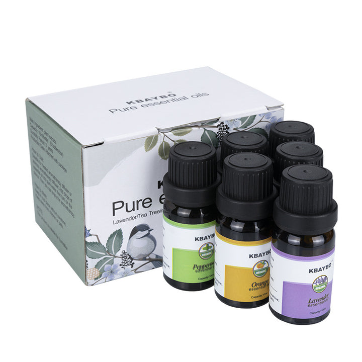 🌿 Essential Oils 6-Unit Kit (10ml Each) – Aromatherapy Wellness Set