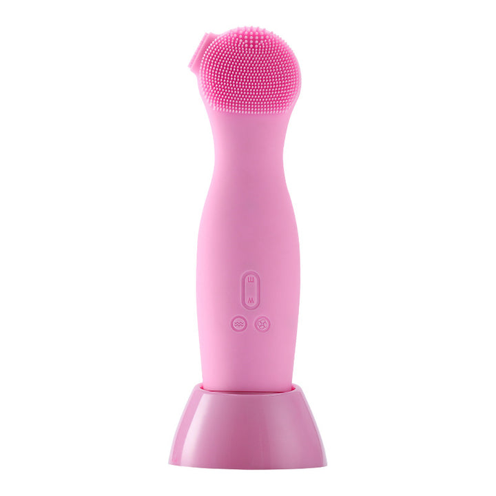 🧼💗 Electronic Facial Cleansing Brush | Sonic Pore Cleaning & Massage Device