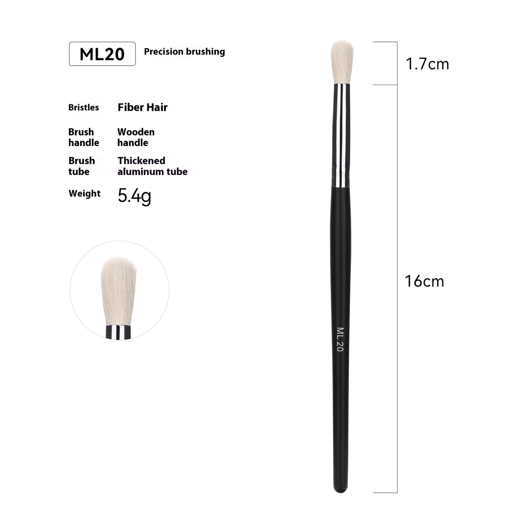 🖌️ 32-Piece Professional Makeup Brush Set – Wooden Handle Brushes with Leather Storage Bag 💄✨