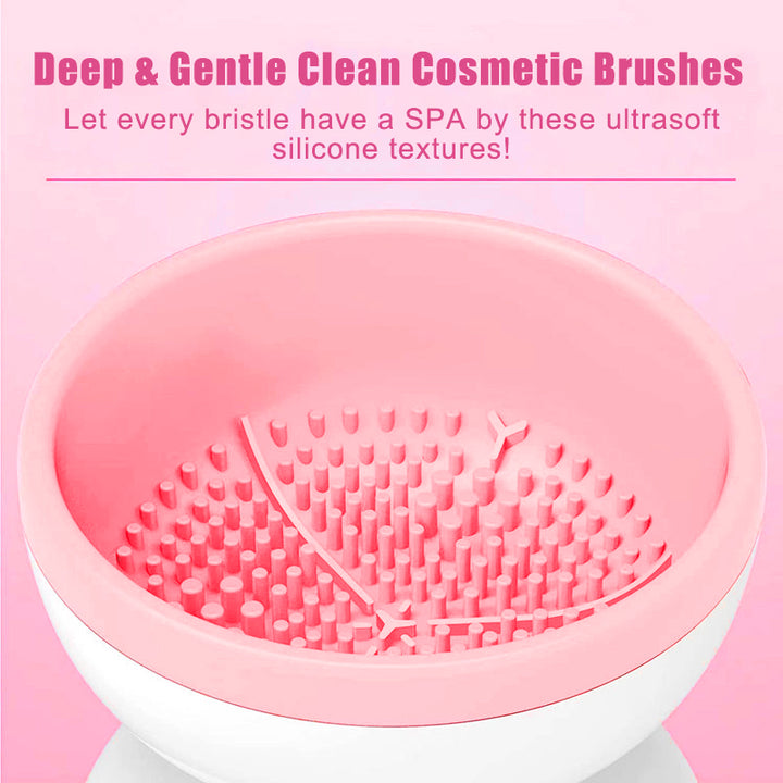 ✨ Portable USB Makeup Brush Cleaner — Automatic Washing Tool 💄🧼⚡