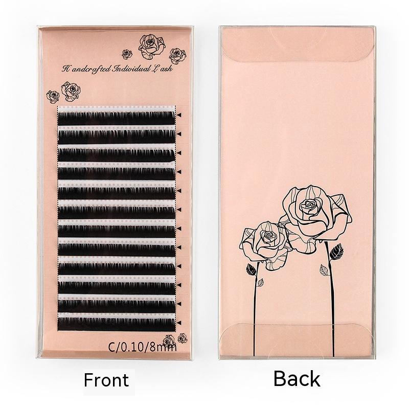👁️✨ Grafting Eyelash – Single Dense Row Round Hair Planting Lash Extensions