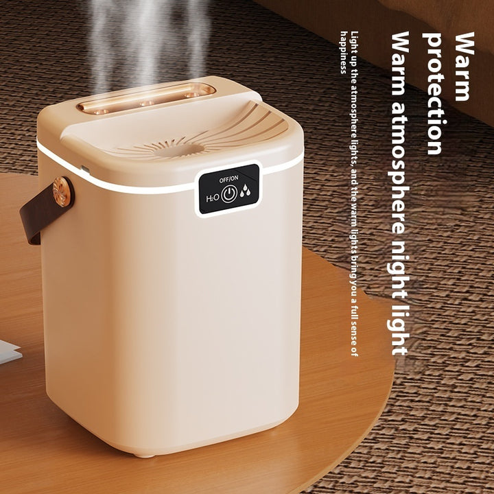 💧🌙 Large Spray Volume Household Humidifier | Bedroom Air Moisturizer with Ambient Light ✨
