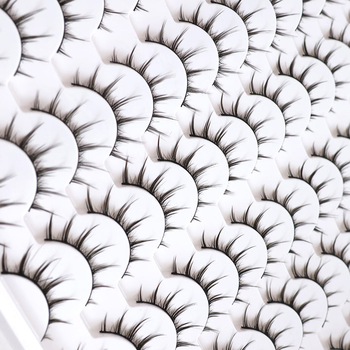 👁️✨ 3D False Eyelashes – Multi-Layered Realistic Soft & Comfortable Reusable Lashes