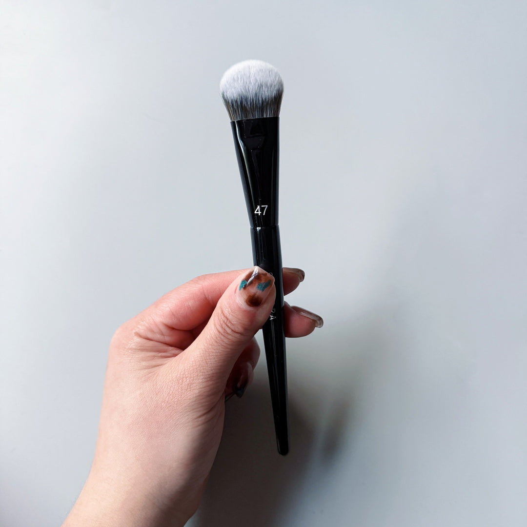 🌸 Lotus Series Double-Ended Makeup Brush – Foundation, Eyeshadow, Concealer & Blending Tool 💄✨