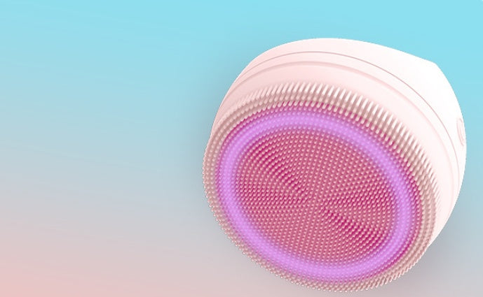 💖🧼 Electric Silicone Cleansing Instrument | Acoustic Vibration + Heat Conducting Smart Facial Cleaner