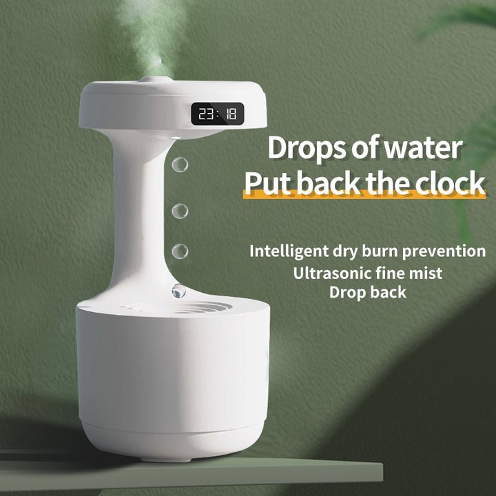 💧🧘 Anti-Gravity Water Drop Aroma Diffuser | Single Arm Humidifier (800ml) ✨