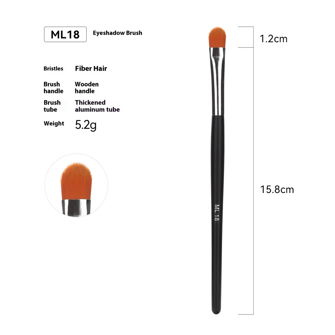 🖌️ 32-Piece Professional Makeup Brush Set – Wooden Handle Brushes with Leather Storage Bag 💄✨