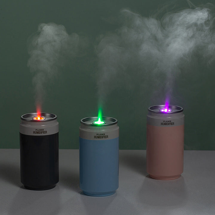 🔥💧 Cold Flame Humidifier | USB Mini Wireless Aroma Mist Diffuser 🌈✨
