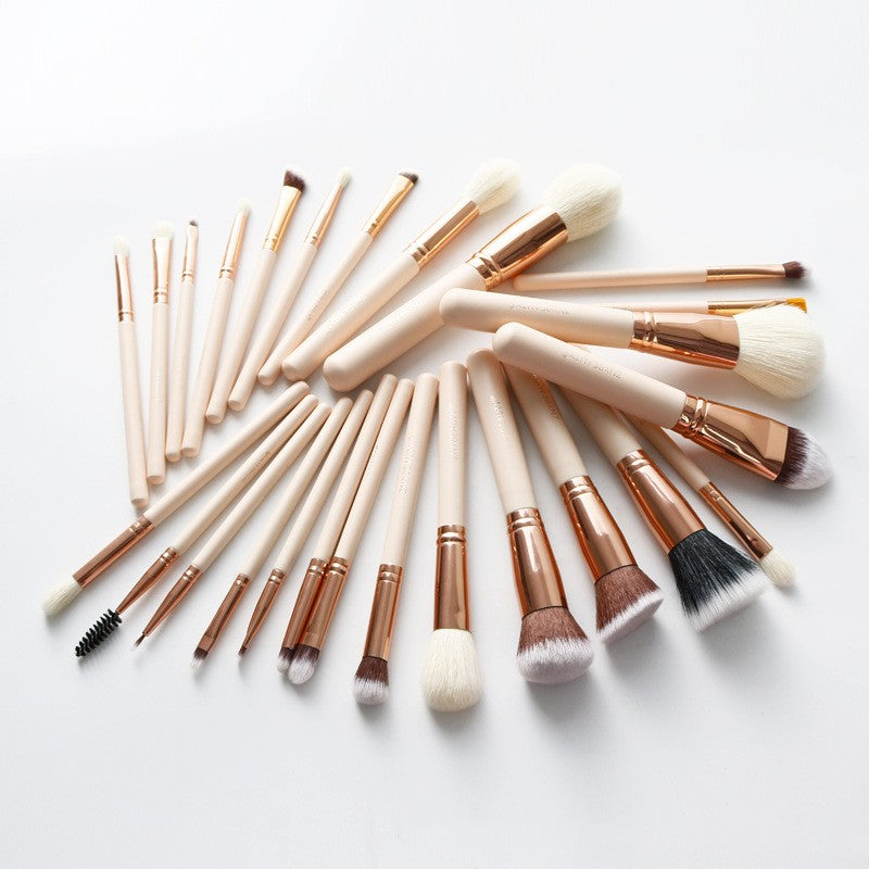 ✨ 26-Piece Pink Makeup Brush Set — Full Face Beauty Kit 💄💖