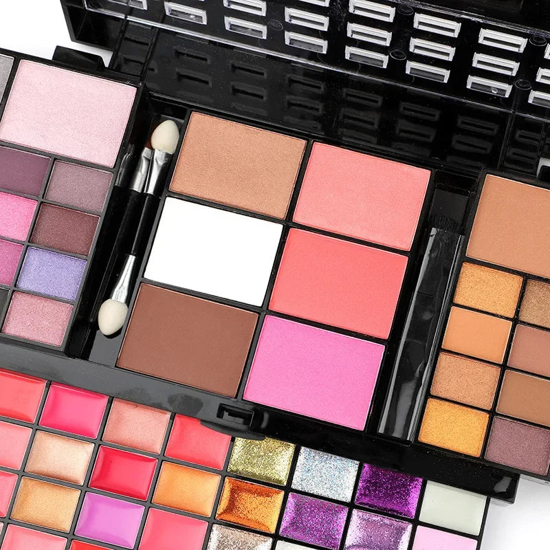 🎨💄 74 Colors All-in-One Makeup Palette | Eyeshadow, Lip Gloss, Blush & Contour Kit ✨