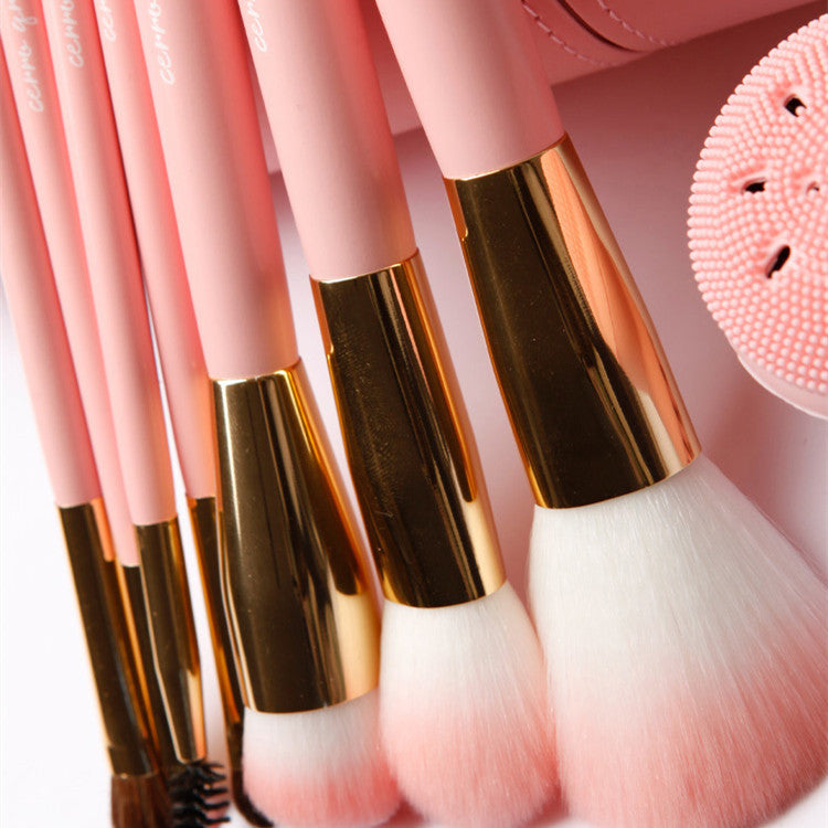 ✨ 8-Piece Beginner Makeup Brush Set — Storage Box Included 💄🌸