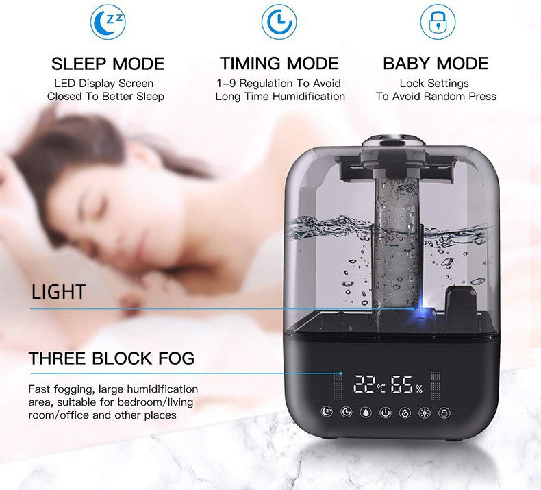 💧📡 Ultrasonic Intelligent Aromatherapy Humidifier | Remote Control Large Capacity Unit