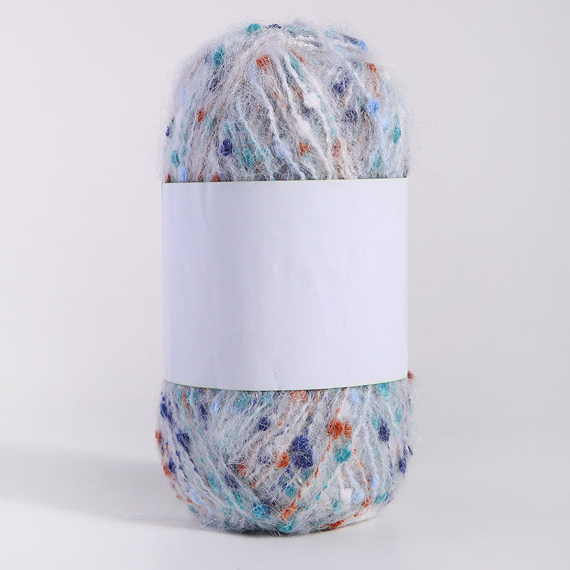 Colored Mohair Knitting Yarn – Soft Hand Woven Mohair Thread for Sweaters, Scarves & DIY Crafts