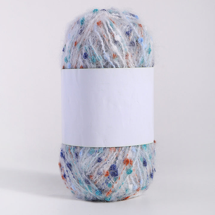 Colored Mohair Knitting Yarn – Soft Hand Woven Mohair Thread for Sweaters, Scarves & DIY Crafts
