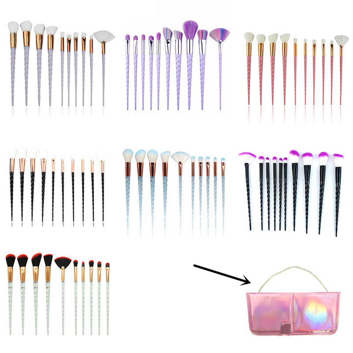 ✨ 10-Piece Makeup Brush Kit — Foundation, Blending & Blush Set 💄