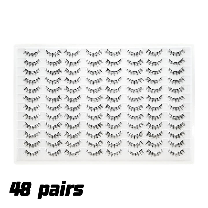 👁️✨ 3D False Eyelashes – Multi-Layered Realistic Soft & Comfortable Lashes