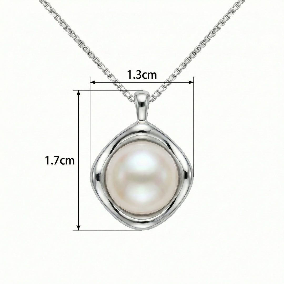 ✨ 925 Sterling Silver Pearl Necklace