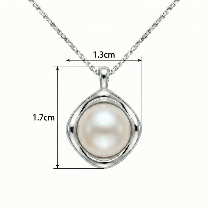 ✨ 925 Sterling Silver Pearl Necklace